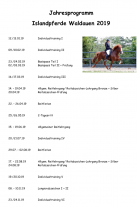 Jahresprogramm 2019